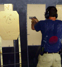 Engaging a series of targets with the Kansas City Shooting Masters